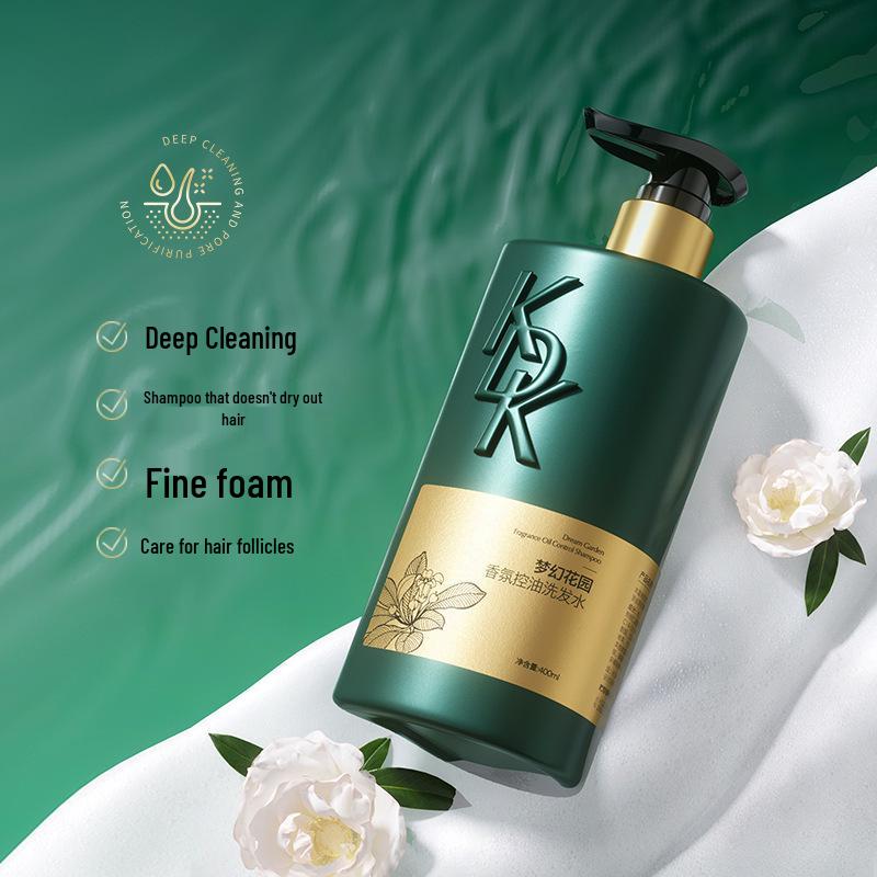 KDK Шампунь для контроля жирности Dream Garden - Освежающий, Увлажняющий, Придающий объем, Стойкий аромат, С дозатором. KDK Dream Garden Fragrance Oil Control Shampoo