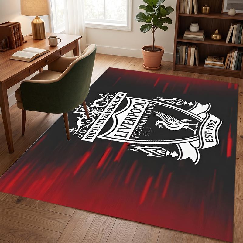 Liverpool Football Club (5) Office Rug Elegant Floor Rug for Office Living Room Bedroom and Indoor Home Spaces