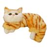 Soft Touch Cat Ornament Realistic Furry Cat Ornament Plush Kitten Figurine Fluffy Hanging Decoration Home Tv Shelf Display