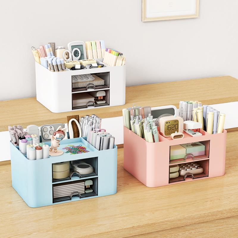 Transparent Multi-layer Drawer Box for Office Supplies & Kids' Accessories