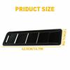 Black Hood Car Scoop Vent Kit Cold Air Flow Intake Louvers Cooling Bonnet Cover