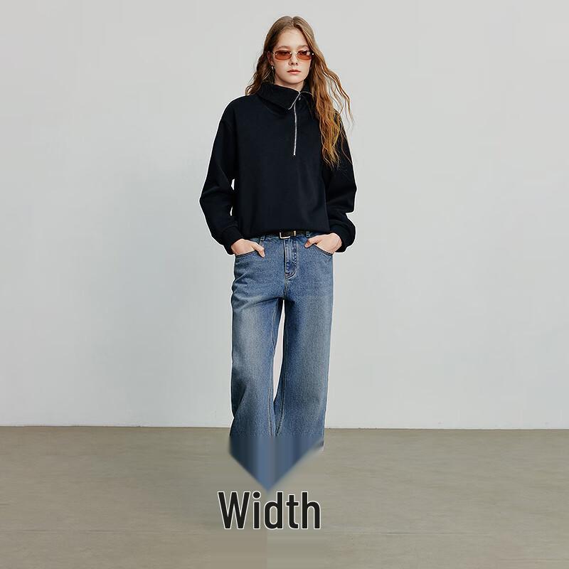 Women's Asymmetric Zipper Lapel Sweatshirt