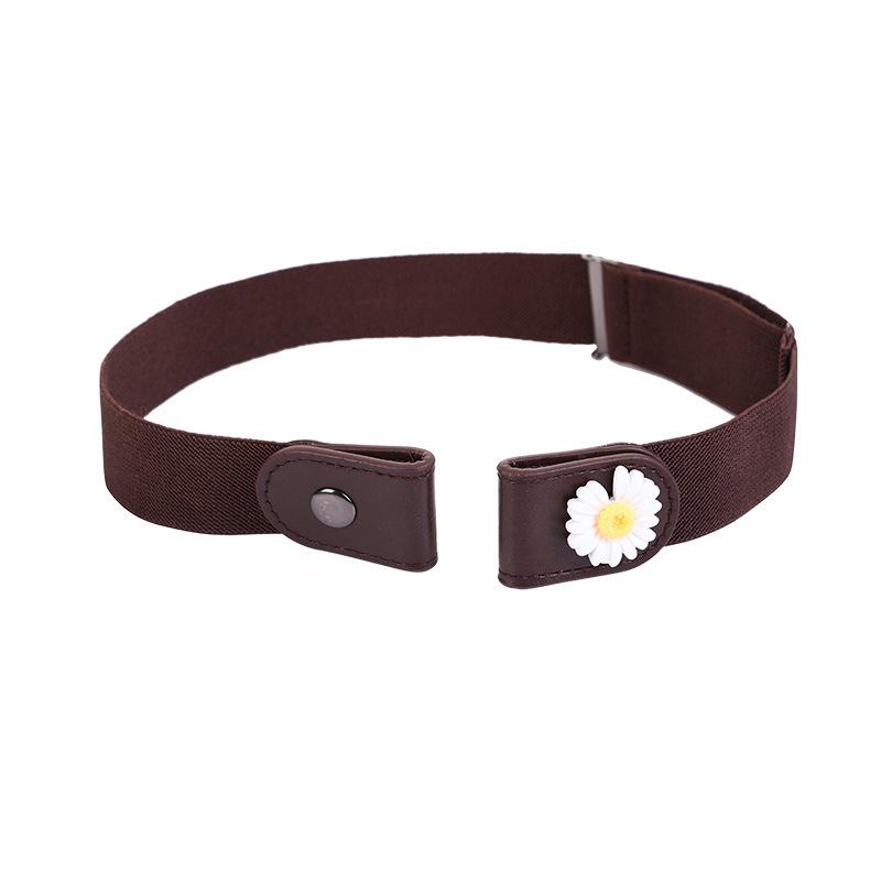 Buckle-Free Belt Ladies Decoration Lazy Belt Casual Elastic Elastic Jeans Belt Han