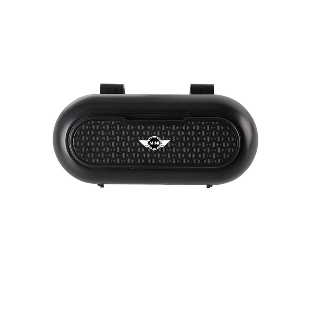 HQZQB1 Auto-Sonnenblende Brillen-Kartenhalter Sonnenbrillen-Aufbewahrungsbox Hülle Für MINI Cooper S JCW WORKS R55 R56 F55 F56 R57 R58 R59 R50 R60