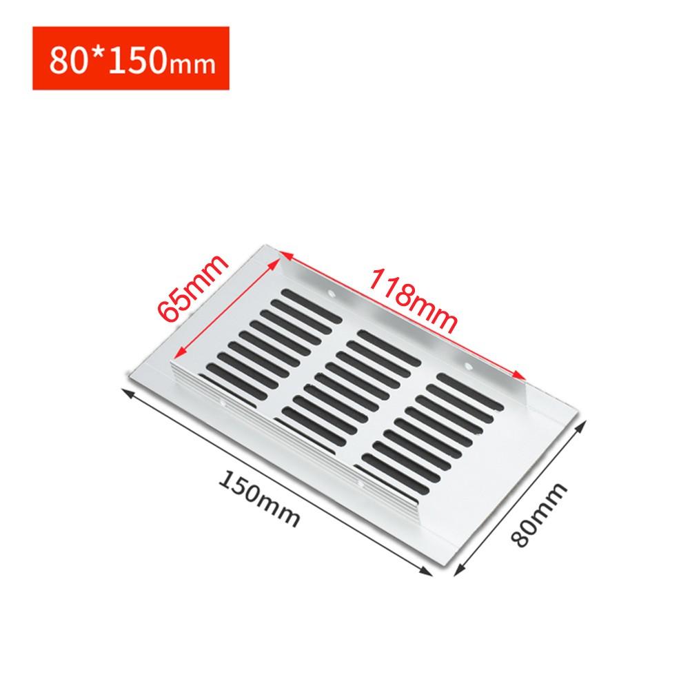 Конструкция из алюминиевого сплава Вентиляционная решетка Алюминиевая вентиляционная крышка 80x150mm