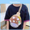 Mushroom Pattern Cute And Portable Function Children Trendy Nylon Wallet Chest