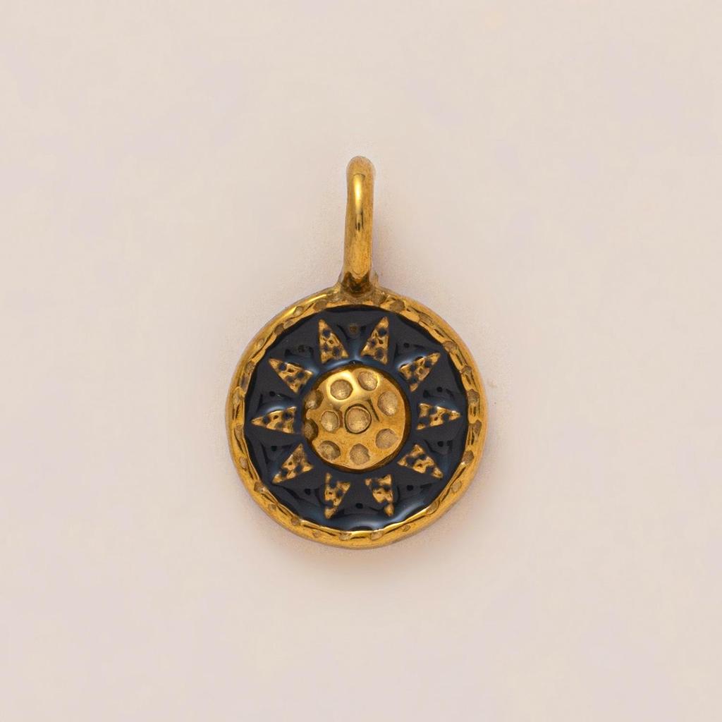 18K Gold Vacuum-Plated Animal and Plant Pendant, DIY Base, Stainless Steel