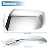 Chrome Top Half Mirror Cover Handle Cover for Chevy Tahoe Suburban for GMC Yukon
