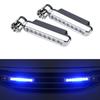 2Pcs/Set High Brightness Daytime Running Light Wind Fan Powered 8 LED Car Light External DRL Running Lights Headlight Lamp