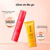 Foxtale Golden Glow Duo | SPF 50 Glow Sunscreen & Super Glow Moisturizer | Vitamin C, Niacinamide & Peptides | Brightens, Hydrates, Prevents Tan