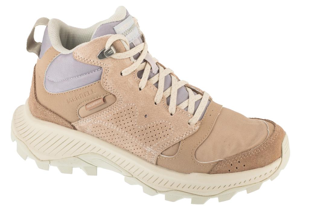 Merrell Tempo Sol Mid WP, Womens beige Trekking shoes