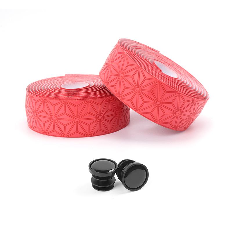 SUKOU Chrysanthemum Handlebar Tape: Anti-Slip, Wear-Resistant, Sweat-Absorbent, Solid Color Grip for Road Bikes