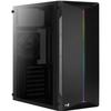 PC-Gehäuse - Aerocool - Split 0,000000 - Schwarz - Midi-Tower - 120-mm-Lüfter