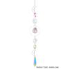 Crystal Wind Chime Wind Chimes Outdoor Ornament Handmade Hanging Suncatcher with AB Coating Home Decor Gifts for Window Car