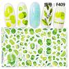 Self Adhesive Flower Unicorn Pattern Nail Art Decorations Stickers And Decals Acrylic Manicure Nails Supplies Tool HQ