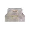 Square Buckle Jewelry Boxes Minimalist Leather Cosmetic Jar Dresser Table Desk Decoration Home Exquisite Jewelry Storage Jar
