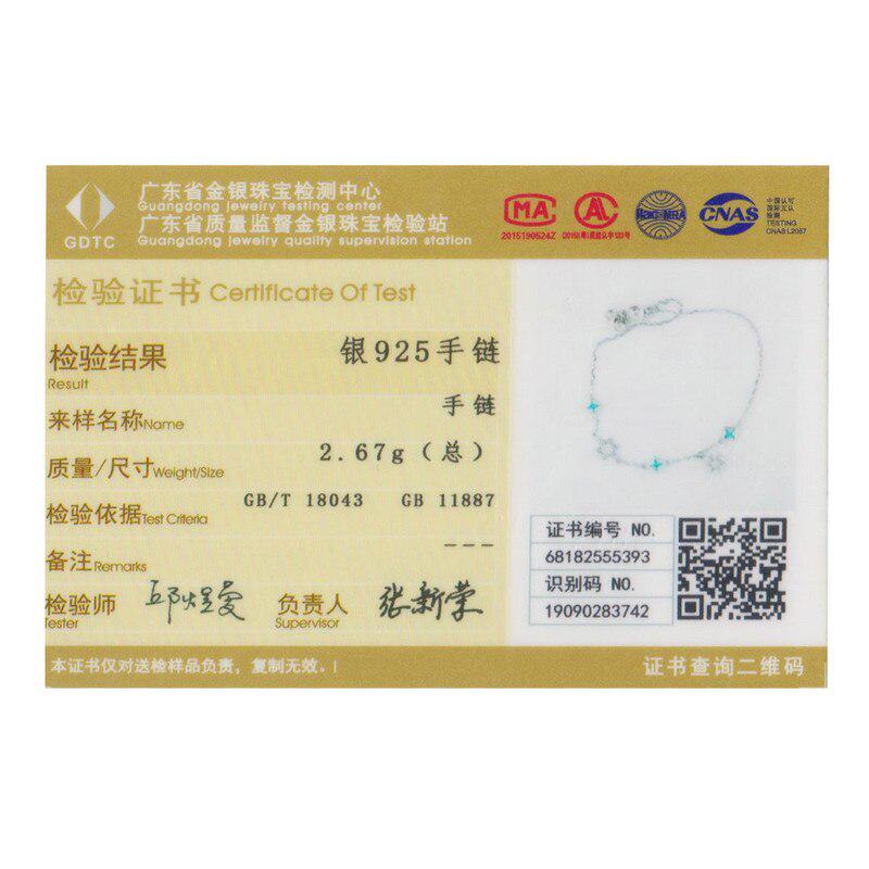 Bamoer Nová kolekce 925 Sterling Silver Winter Snowflake Dámské náramky Řetízkový náramek