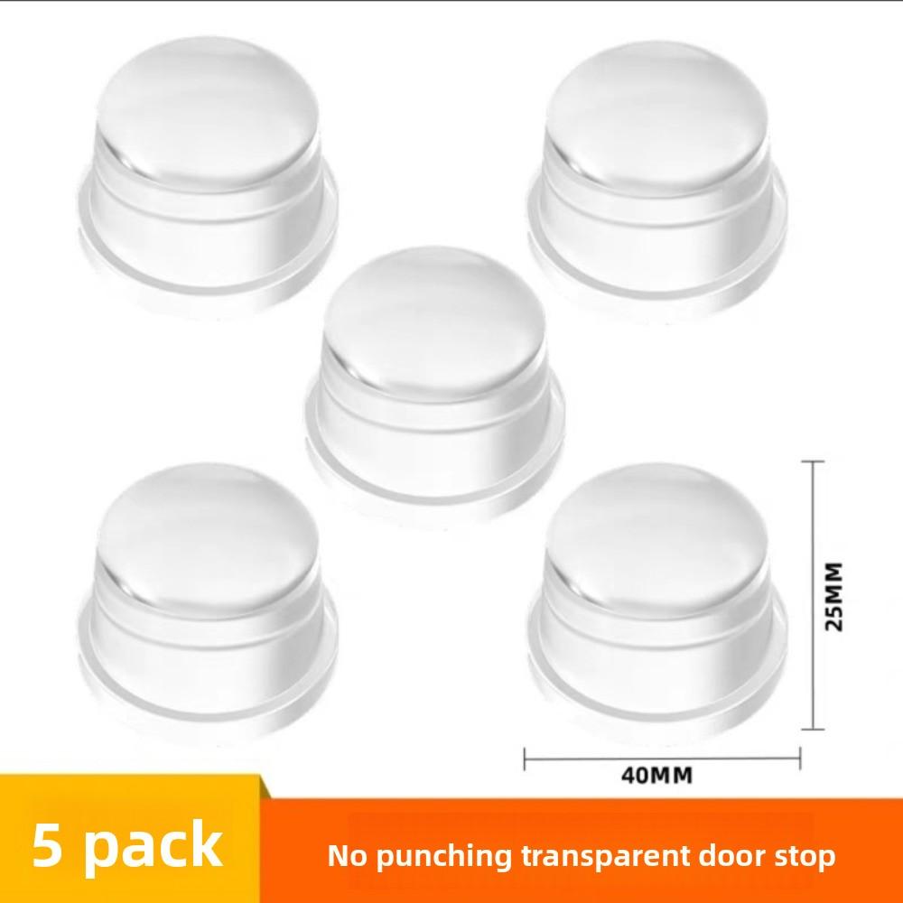 Transparenter Silikon-Türstopper Ohne Bohren Anti-Stoß-Pad für Büro Zuhause Sicherheitsschutz Dodgers Türstopper Heimwerker