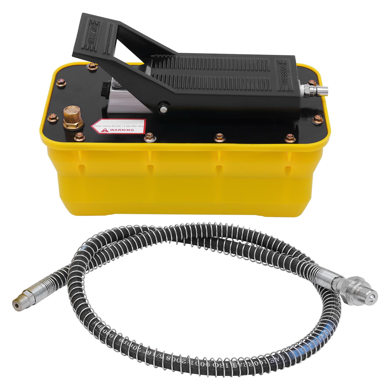 10000PSI Hydraulic Bead Breaker Cast Steel Heavy Duty Tire Bead Breaker Tool w/Hydraulic Foot Pump Pneumatic Tire Stripper