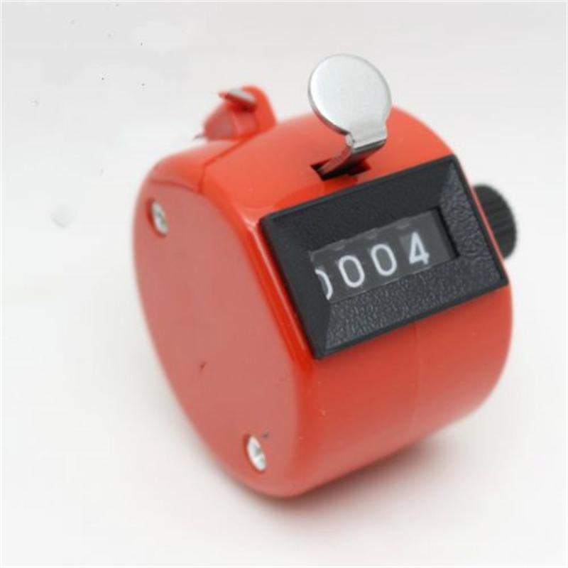 4 Digit Counters Hand Finger Display Manual Counting Tally Clicker Timer Soccer Golf Counter Home Supply
