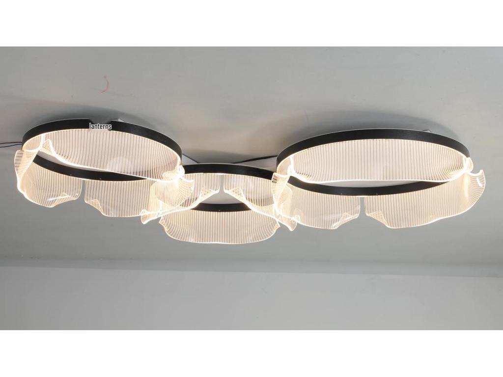 2025 Ultra-Minimalist Italian Ring Ceiling Light: Modern Full Spectrum for Living Room or Bedroom