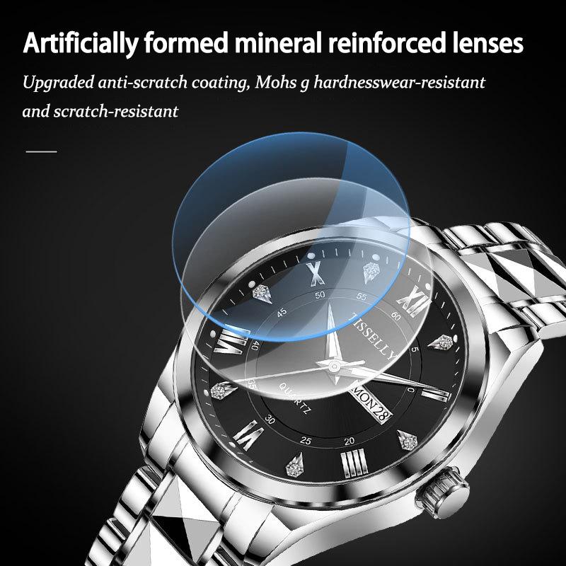 UTHAI CQ409 Fashionable Men watch waterproof luminous calendar quartz watch light luxury clock giftwatches for man