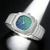 Fashionable Light Luxury Quartz Man Clock Waterproof Plastic Dial  Watches For Men Luxury Business Men Wristwatch