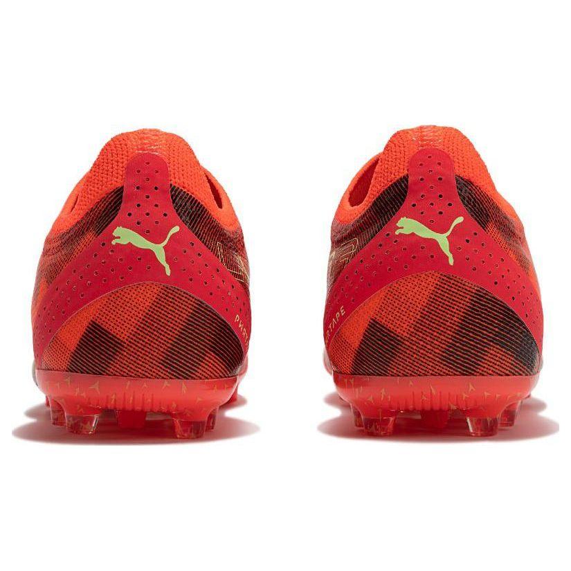 Puma Ultra Ultimate Round Toe Lace-Up MG (Rubber Short Stud) Soccer Shoes Men Soccer Shoes Orange 106897-03