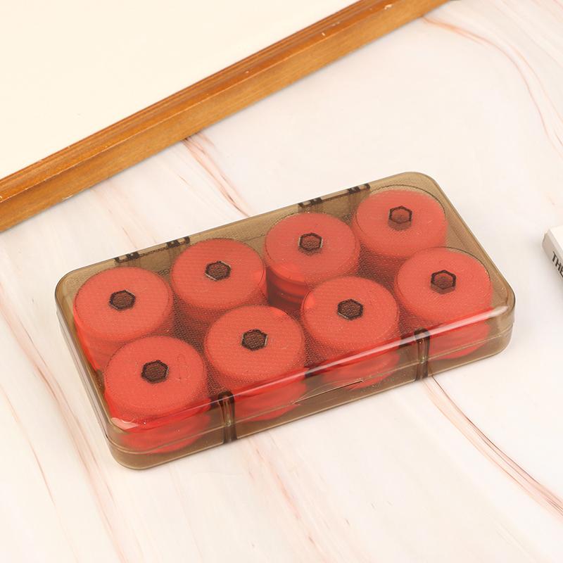 16Pcs/Box Foam Spools Line Box Winding Board Fishing Line Shaft Fishing Lure Hook Rig Bait Storage Case Fishing Tackle Box