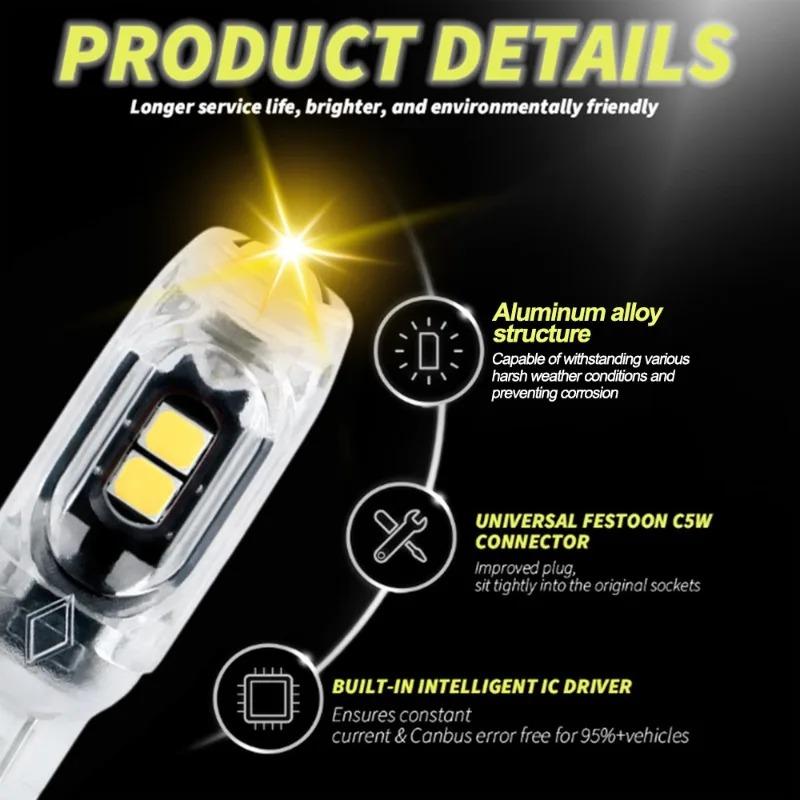 T10 LED Strobe Light 3030 5SMD 5W5 Flashing Lamp for Motorcycle Car License Plate Infinite Decoding Clearance Light