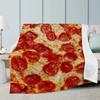 Bacon Throw Blanket Soft Warm Flannel Couch Cover For Men Women  Funny Food Gift Home Textile