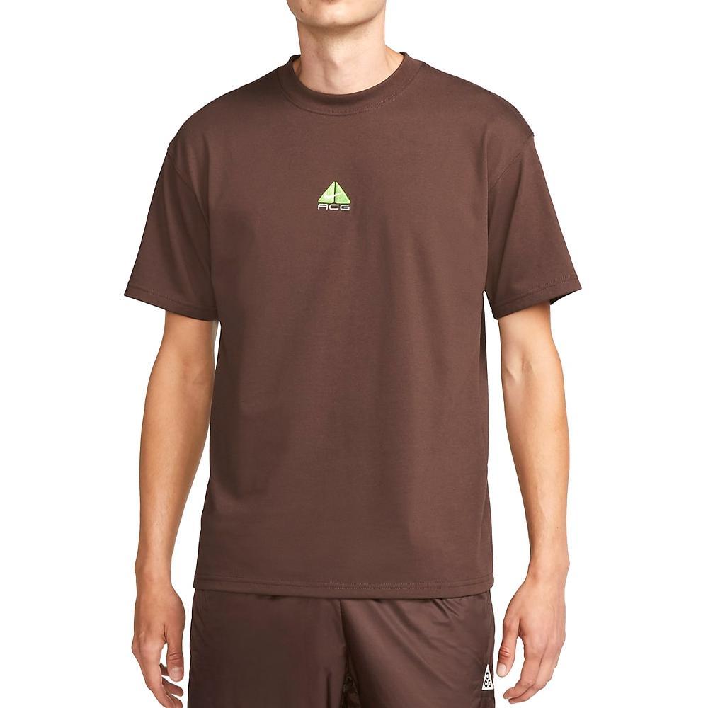 Nike T Shirts Men's Umber Crew Neck Moderate (Unisex) T-Shirts DQ1816 227
