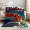 Cartoon D-Dog M-Man Throw  High-Density Short Plush Blanket Soft Skin-Friendly For Sofa Nap Air-Conditioned Room