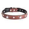 S/M/L Star Studded Pet Dog Collar Leather Puppy Collars for Small Medium Dogs Cat Neck Strap Pet Supplies Chihuahua Collars