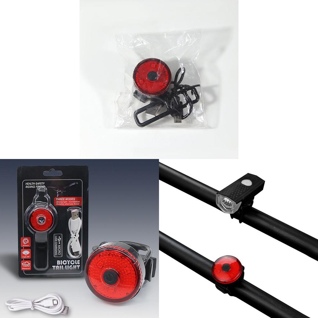 Bicycle Tail Light Usb Rechargeable For Night Riding Outdoor Adventure