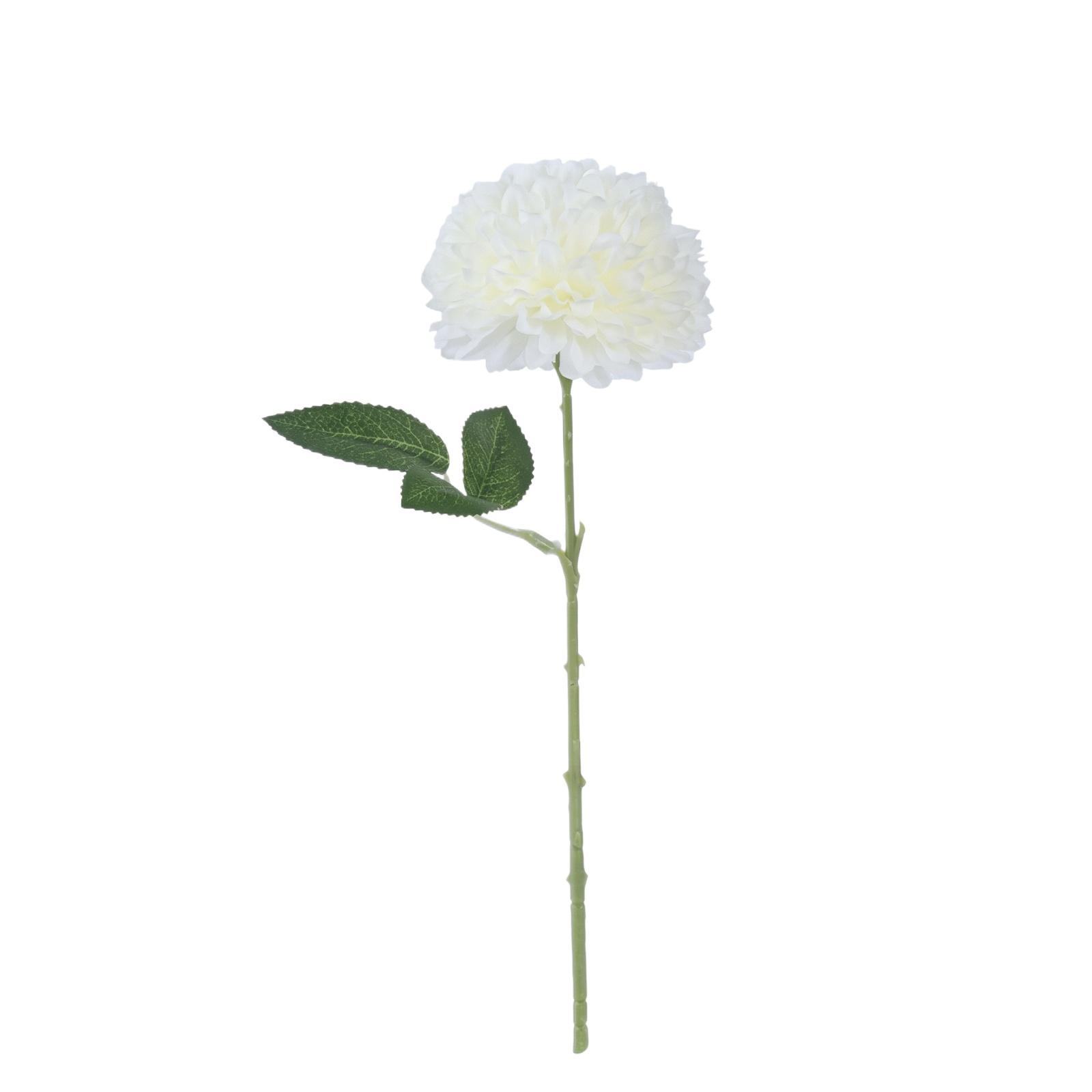 

Artificial Chrysanthemum Flower Stem Realistic Faux Silk Decorative Floral Arrangement for Home Office Wedding Party One Size білий