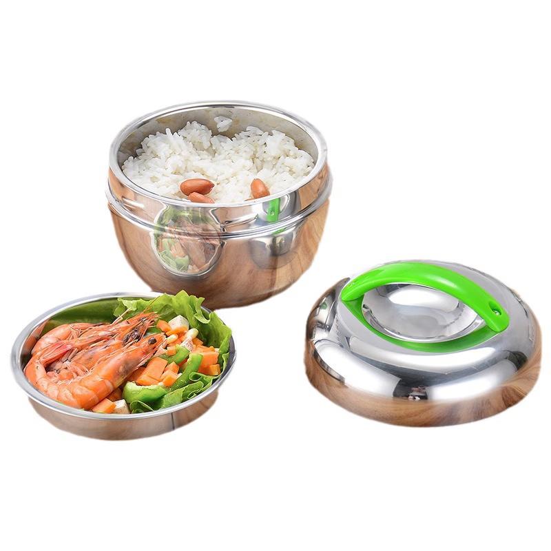 ZISIZ 1000ML Stal Nierdzewna 316 Izolowany Pojemnik na Lunch Jabłko z Uchwytem