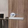 Y5GD Stylish Door Handle Set with Concealed Keyhole Round Door Handle Steel Door Handle set for Interior Key Locking Needs
