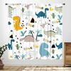 Kids Farm Curtains,Cartoon Animals Cute Chicken Duck Milk Cow Pig Happy Farm Curtains Window Drapes for Bedroom Living Room