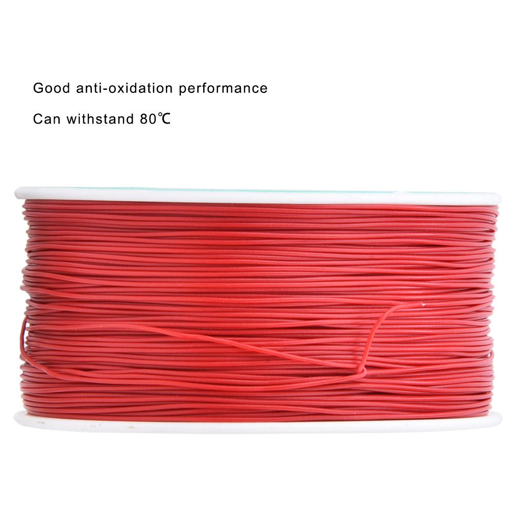 Red OK Wire Printed Circuit Board Repairing Anti Oxidation 30AWG Wrapping Jumper Wire 300m