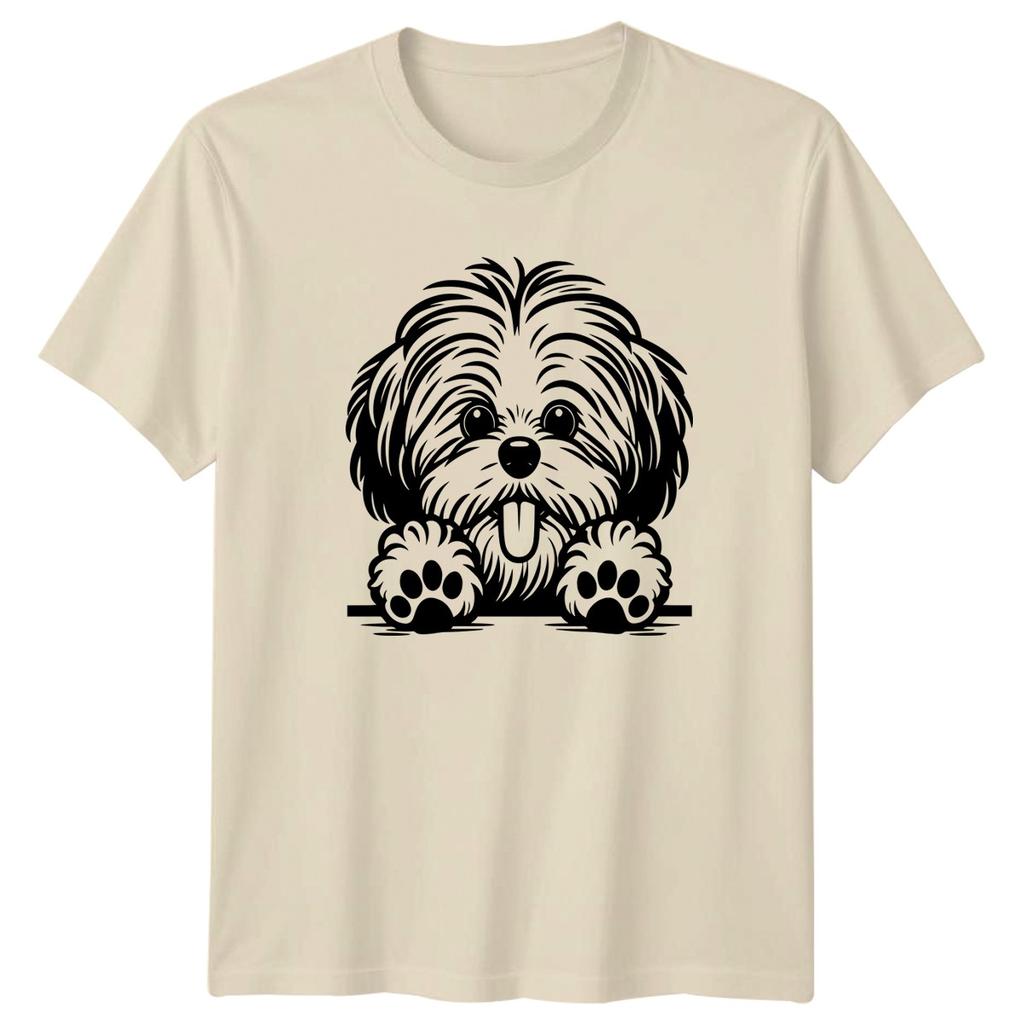Shih Tzu Puppy Dog Animals Unisexs TShirt Unisexs Tee Graphic Unisex Top