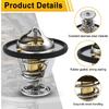 Excellent Thermostat Compatible With Toyota Camry, Lexus, Sienna, Tacoma, Highlander, 4Runner, Corolla, Tundra, Avalon, Matrix, Solara, Yaris,