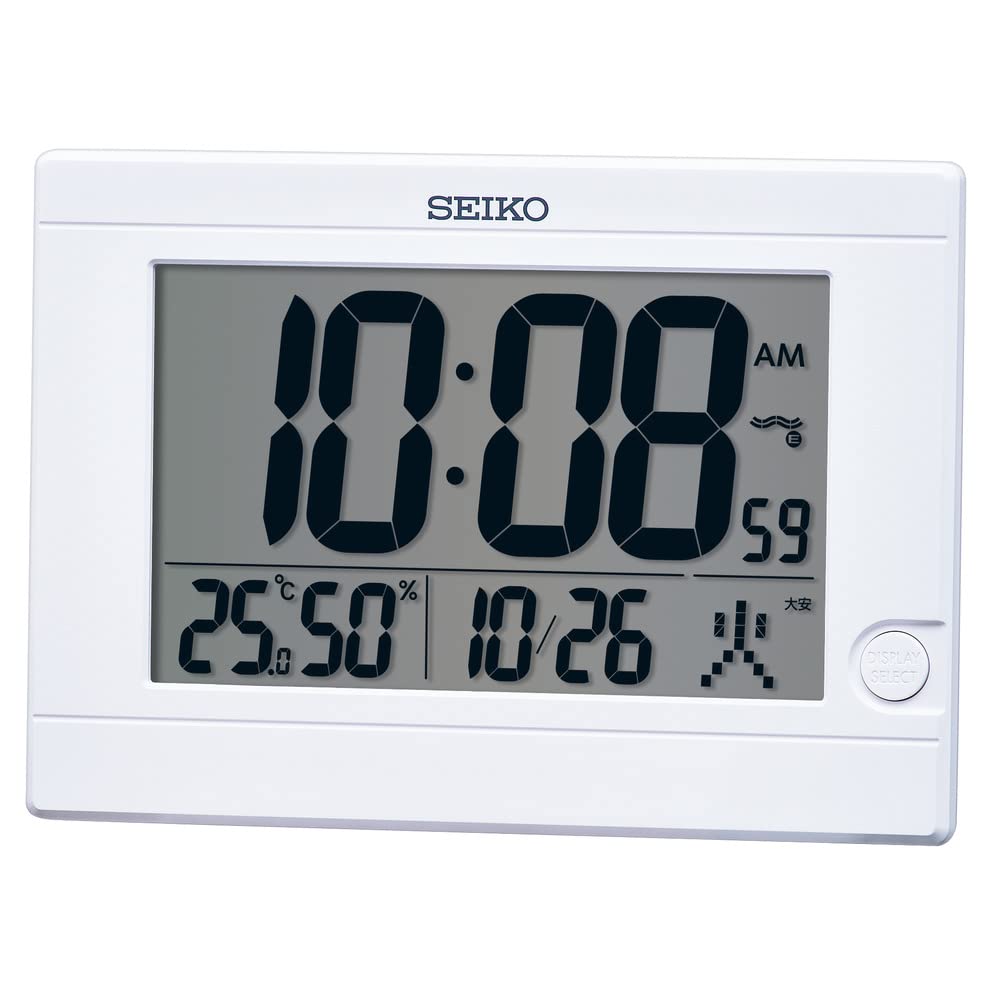 

Seiko Clock Table Clock Radio White Digital 150 x 210 x 22mm SQ447W