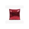 Luxurious Satin Sequin Pillow Cover 17 Inches With Handpainted Floral Design For Home Decor