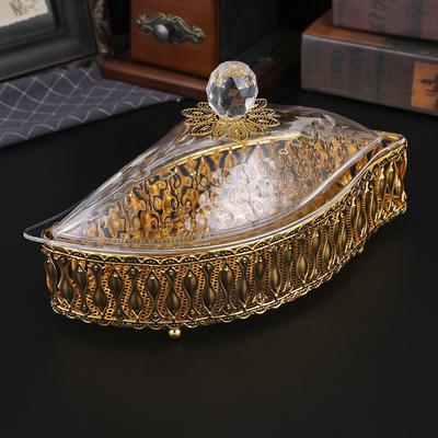 קופסת ממתקים מפלסטיק אקרילי שקוף, קופסת אחסון, כיסוי אבק, חטיפים, חטיפים, מגש פירות יבשים, סגנון אירופאי