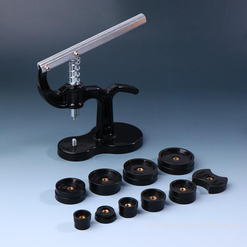 Watch Battery Replacement Tool Kit - Desktop Watch Case Press for Mechanical & Quartz Watches Back Cover Installation