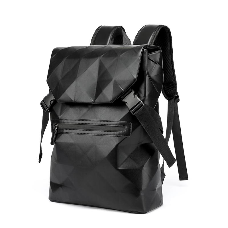 Trendy casual backpack for men's commuting, large capacity travel, computer backpack, minimalist, college student backpack