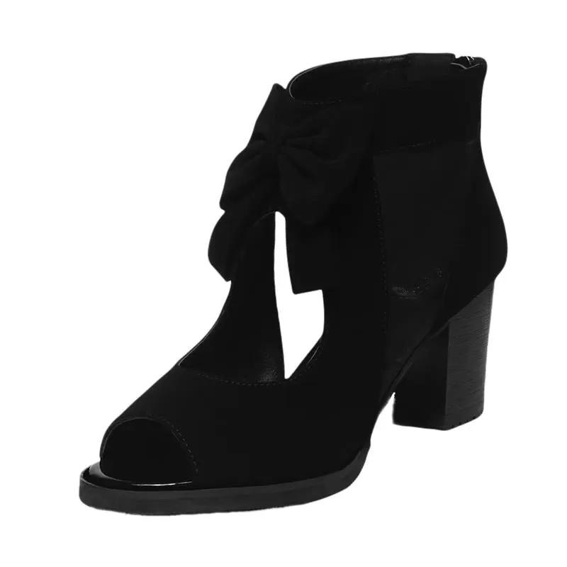 Fashion Light Weight Spring & Summer Breathable Bow Tie High Quality Heel Shoes Lady Pumps Zapatos De Mujer A1405