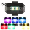 2 Stück LED-Blitzlichter für Drohnen, 7 Farben, wiederaufladbar über USB, Warnlicht für Flugzeuge, Reiten, fliegende Antikollisions-Rücklichter für Flugzeuge und Motorräder