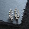 Earrings Simple Irregular Folded Plain Ring Earrings Women'S Delicate Cold Wind Ear Buckles